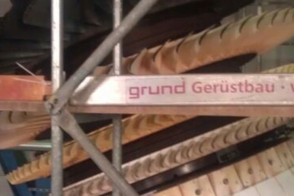 Generatorläufer mit Entschauflungsgerüst Generatorläufer mit Entschauflungsgerüst